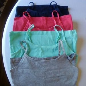 Lot of 5 Girls cami size 12